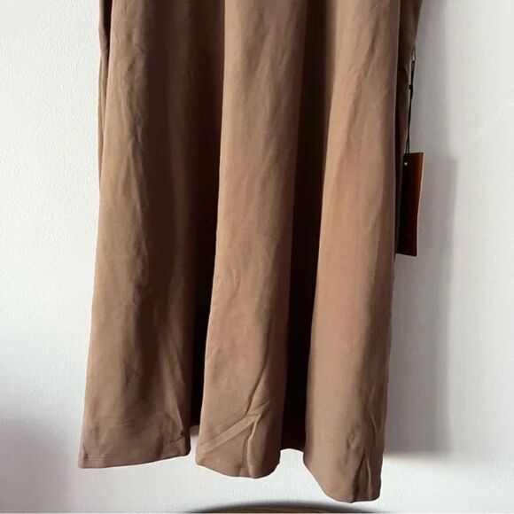 Girlfriend Collective Lola V-Neck Dress Fog 5X - Picture 11 of 16